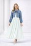 Kot Jacket and Lined Dress for Girls - Set