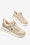 Women's Beige Comfortable Fit Lightweight Comfortable Sneaker - 5