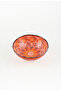 20 cm Ceramic Bowl with Handmade Orange Tulip Motif - 2