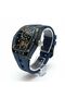 Phantom Skeleton Automatic Watch for Men – Luxury Open Skeleton Dial, Blue Silicone Strap, - 5