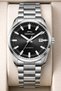 Automatic Mechanism Steel Cord, Steel Case Men Wristwatch Wrist Bracelet Gift Silver-Black - 3