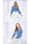 Kot Jacket and Lined Dress for Girls - Set - 2