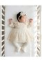 Audrey 4-Piece Luxury Mevlüt Set 100% Cotton Newborn Baby Girl Lace
