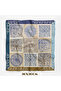 Chinese Glazed Ceramic Scarf Pattern 90X90Cm Scarf/Foulard - 2