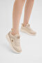 Women's Beige Comfortable Fit Lightweight Comfortable Sneaker - 2