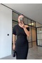 One Shoulder Low Cut Maxi Dress - 3