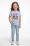 Printed Short Sleeve T-Shirt for Girls B22 - 2