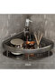 3-Layer Triangle Bathroom Rack – Wall Mounted, No Drill - 2