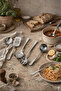 5 Pieces Stainless Steel Kitchen Utensils Set Durable Spaghetti Spoon Perforated Regular Ladle Spatula - 2