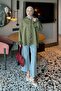 Ruffled Shirt Khaki - 2