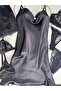 Satin Dressing Gown Nightgown Underwear Boxed Dowry Set 12 Pieces - 6