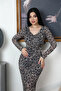 فستان سهرة ناعم ماسك نمري أنيق - 7