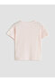 Original Oval Collar Embroidered Girls' T-Shirt - 3