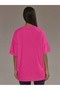 -Women's Oversize Dobermann Printed T-Shirt Minimal 100% Cotton Comfortable Fit - 2