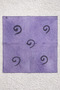 100% Pure Silk Hand Painted Square Scarf - 55 X 55 Design - Lilac - 2