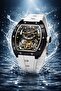 PHANTOM SKELTON WHITE Phantom Skeleton Automatic Watch for Men , Transparent Dial, - 8