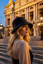 Women's Linen Bucket Hat Lined Breathable Summer Wear