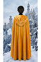 Yellow Velvet Cloak Halloween Party Costume Cosplay Outfit Theater Outfit - 3