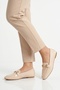 Ayakmod K-311 Z Beige-Patent Leather Women's Casual Shoes - 2