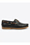 Black Lace-Up Loafer Men's Shoes