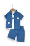 Baby Boy 3-Piece Muslin Set, Holiday Set 6-9-12-18-24 Months, 3-Piece Muslin Set with Shirt and Shorts - 2