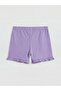 Esvab • Modern & Distinctive Girls' Shorts with Ruffles and Waist Cord - 3