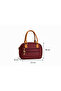 Omara Model Burgundy Women's Hand and Shoulder Bag - 3
