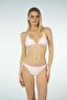 Triangle String Bikini Set - White