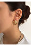 Minimal Gold Hook Earrings - 3