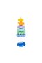 Rotating Crazy Tower: Spiral Shaped 40cm Educational Toy with 6 Different Shapes of Thin Discs - 2