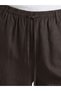 Özmarka New Season Elastic Waist Wide Leg Women's Trousers - 3