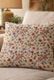 Colorful Floral Patterned Pique Printed Decorative Throw Pillow Cover 42X42 cm - 3