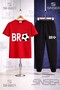 Children's Bro Top Yazi Byz Printed T-Shirt Tracksuit Set