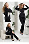 Women's Black Shirt with White Lace Detail Yy101409 - 4