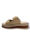 Zabina 9622-26 patent leather double buckle ultra soft anatomical women's slipper - 3