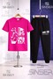 Children's Dare to Start White Printed T-Shirt Tracksuit Set