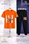 Children's Hi Bear Printed T-Shirt and Tracksuit Set