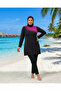 Long Sleeve Bathing Suit Hijab Swimsuit Long Sleeve Bathing Suit Hijab Swimsuit 221915 _Black - 3