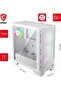 MAG Forge 320R Airflow White Mid-Tower PC Case - 3