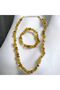 Aurastone Natural Amber Necklace Bracelet Set