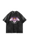 Freedom Rock Tour Printed Oversize Unisex Washable Black Tshirt - 2