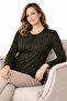 Women's Middle Age and Above High Quality Patterned Mother Combed Cotton Blouse 30582 - 4