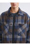 Vizyon New Season Comfortable Fit Plaid Men's Shirt Jacket - 3