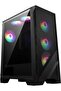 MAG Forge 120A Airflow Premium Gaming PC Case Auto RGB Fan, Vertical GPU Bracket, Side Air Vents