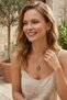 Natural Jade Stone Steel Necklace with Sun Figure - Abundance, Luck, and Everyday Elegance - 5