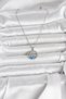 316L Steel Chain Silver Color Zircon Stone Sea Themed Women's Necklace - 2