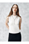 Nevavm Farkıyla Lcw Limitless Ecru Easy-To-Wear Blouse with Side and Shoulder Snaps - S6Ls59Z8-Fdv