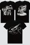 My Life Is Rock, the Strings of My Guitar, Limp Sneaker 3-Piece Women's Tshirt Eco Package