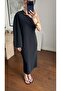 Self-Unifying Long Single-Sleeve Off-The-Shoulder Premium Series Equivalent Midi Stylish Dress Evening Gown