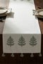 Colorful Tree Embroidered Tasseled Cotton Decorative Bohemian Cotton Runner 40X130 cm - 7
